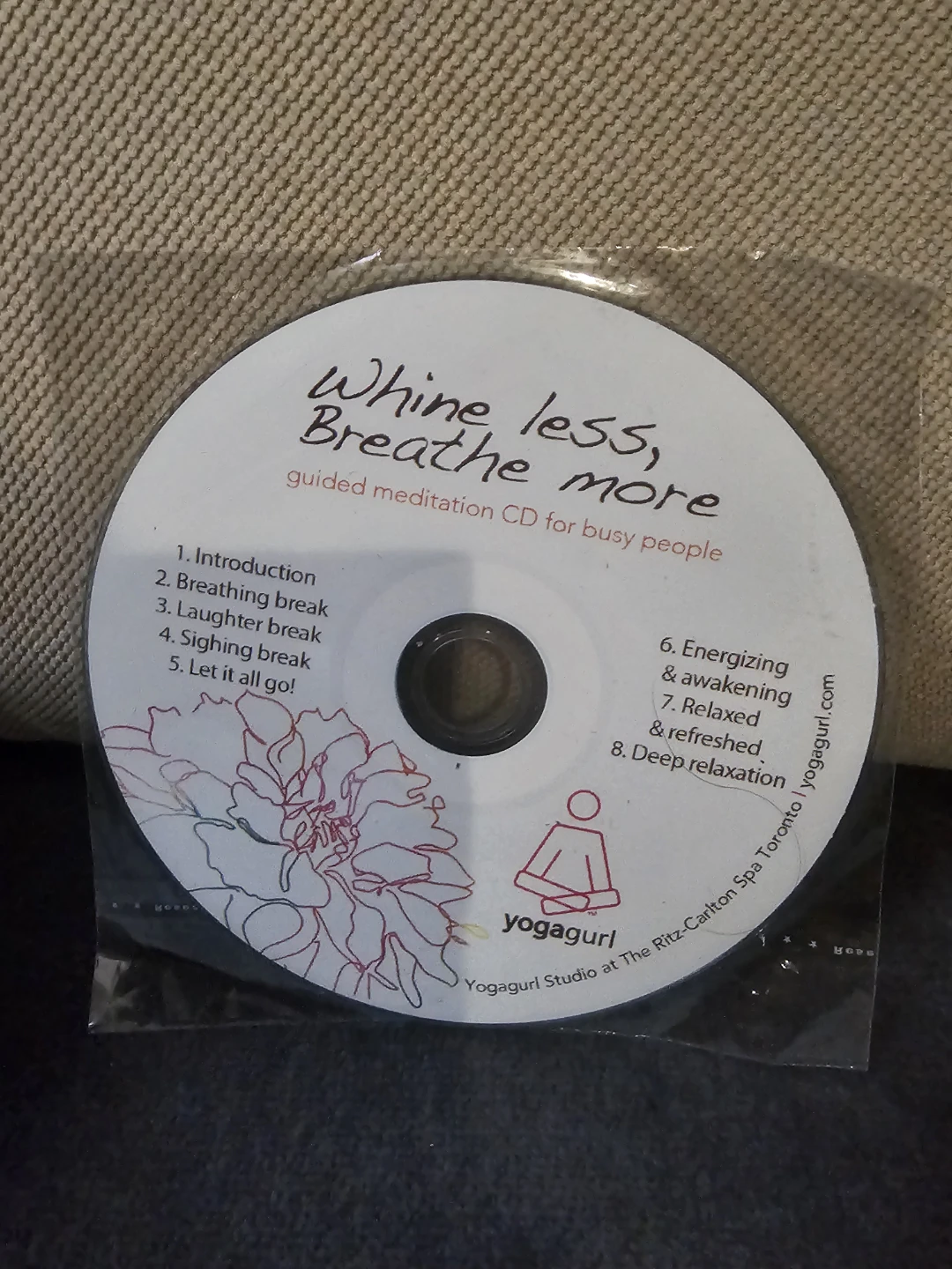 Yogagurl Whine less, Breathe more Meditation CD