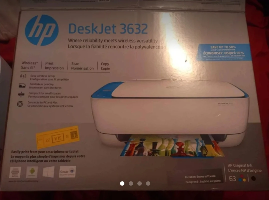 🥕 HP DeskJet 3632 __ 3-in-1 copier, scanner, printer - photo 3
