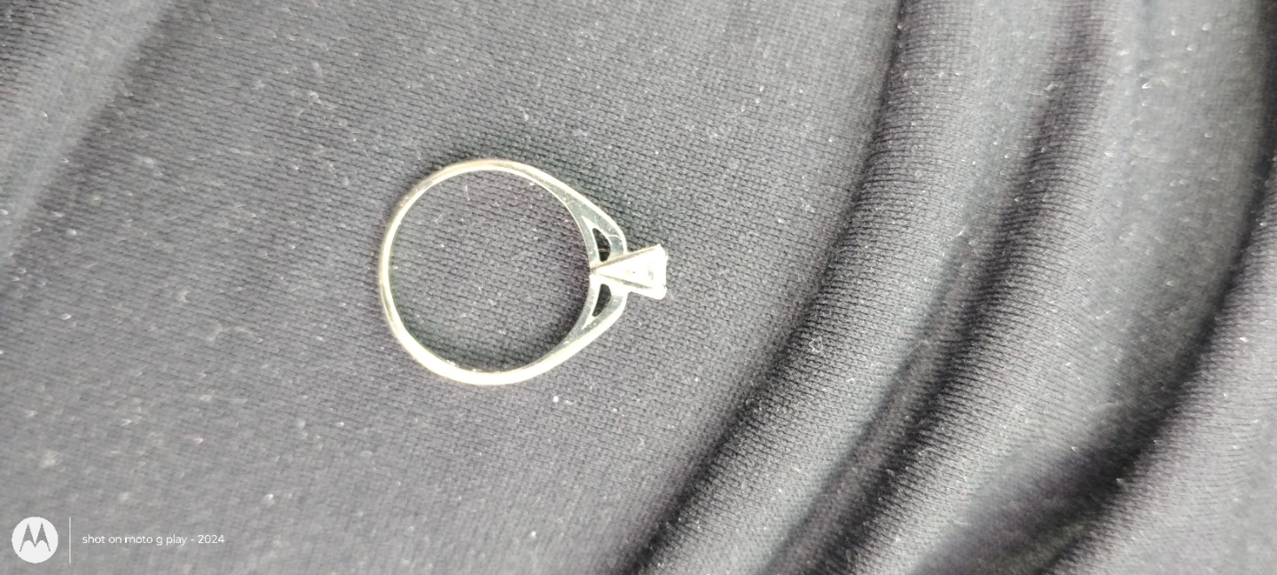 Solitaire Diamond Ring - photo 2