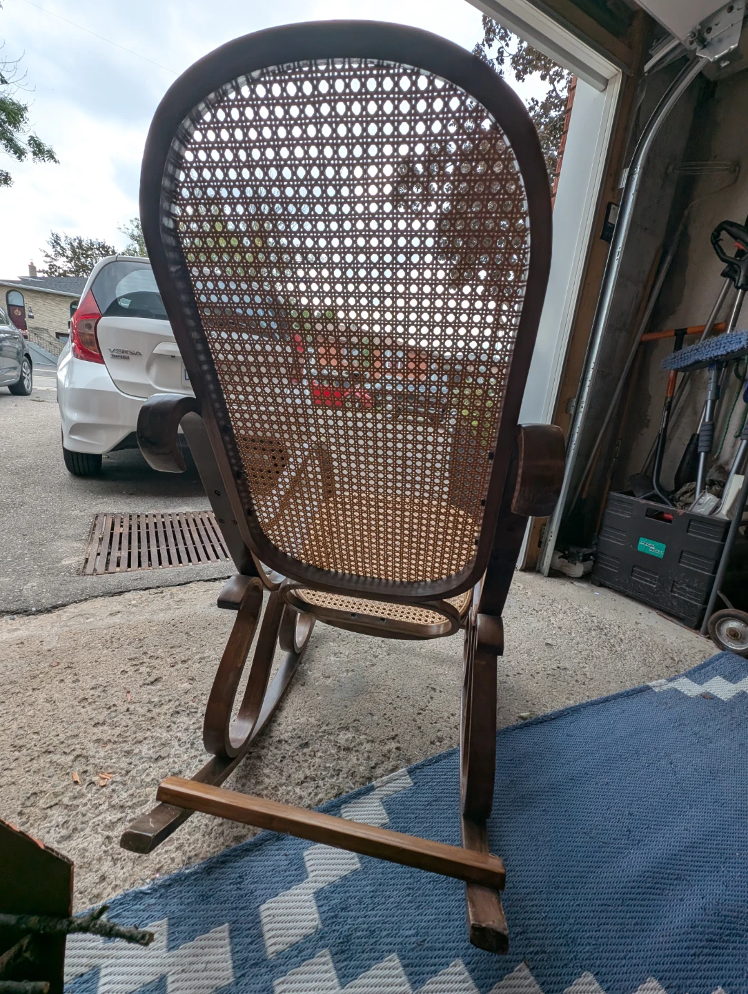 Vintage Bentwood Rocking Chair - photo 3