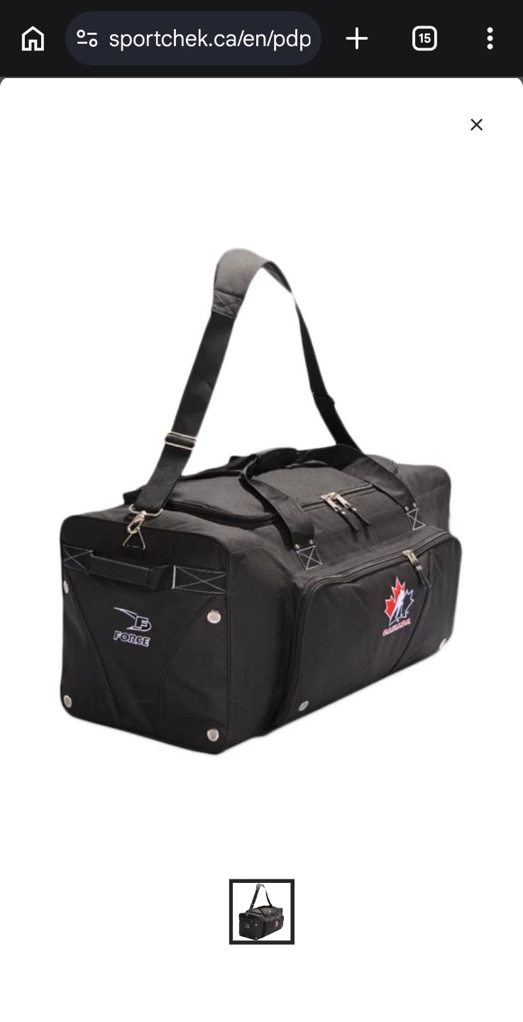 Force Hockey Equipment Bag