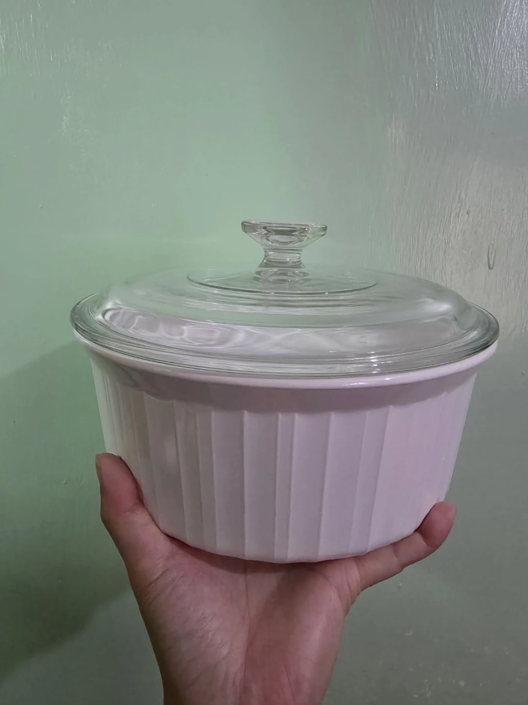 CorningWare White Casserole Dish with Lid