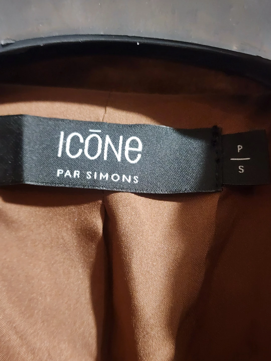 Icone par Simons Brown Suede Jacket - photo 2
