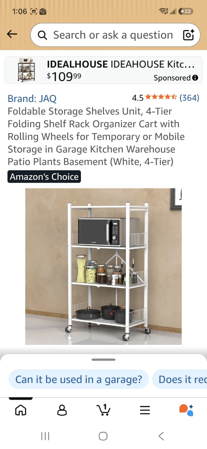 ❤️‍🔥 New FOLDABLE Storage Shelving Unit ❤️‍🔥 - photo 5