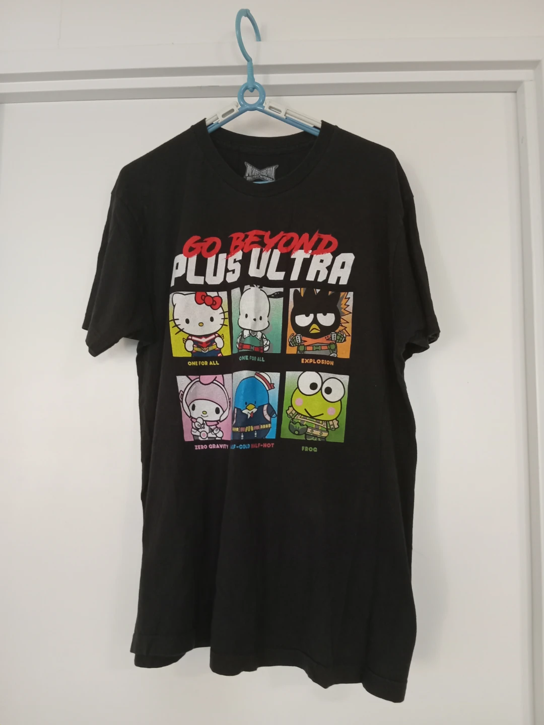 My Hero Academia x Hello Kitty & Friends Black T-Shirt