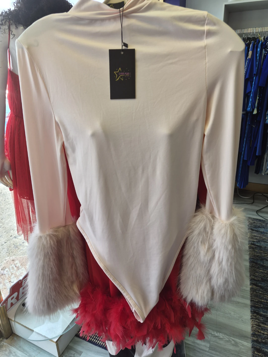 Body avec garnitures en fausse fourrure - photo 2