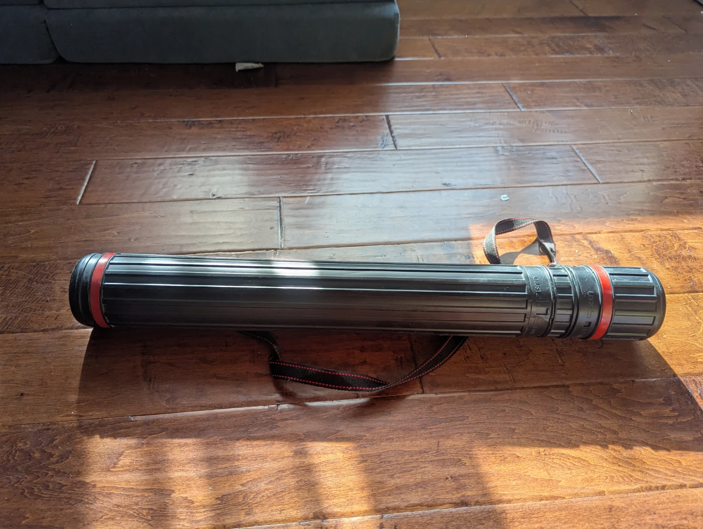 Adjustable Black Document Storage Tube