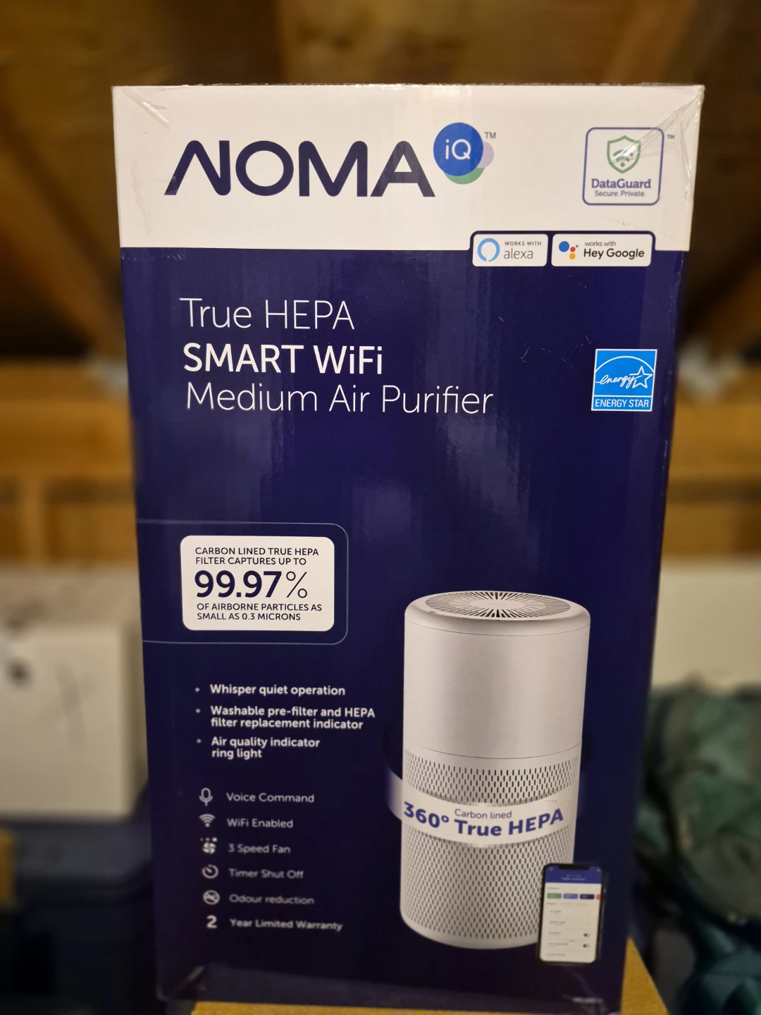 NOMA iQ True HEPA Smart WiFi Medium Air Purifier🏈 - photo 4