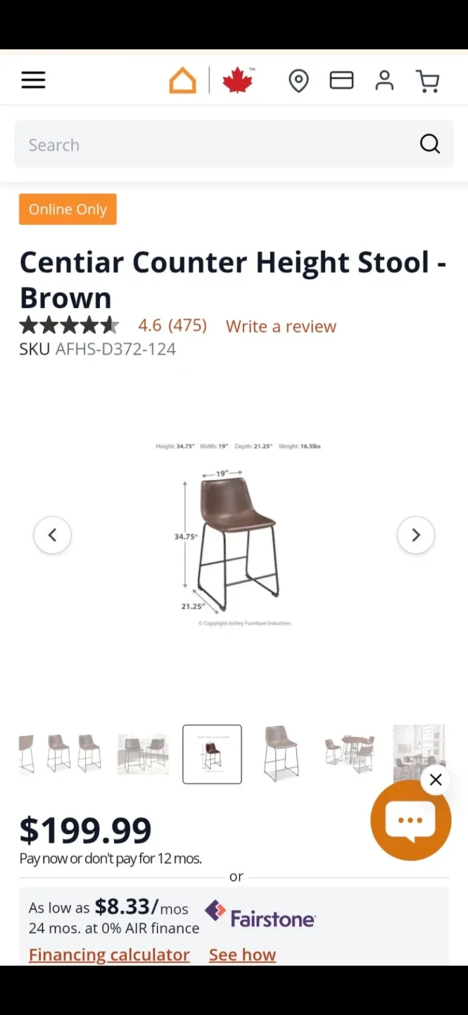 Counter top chair - photo 2