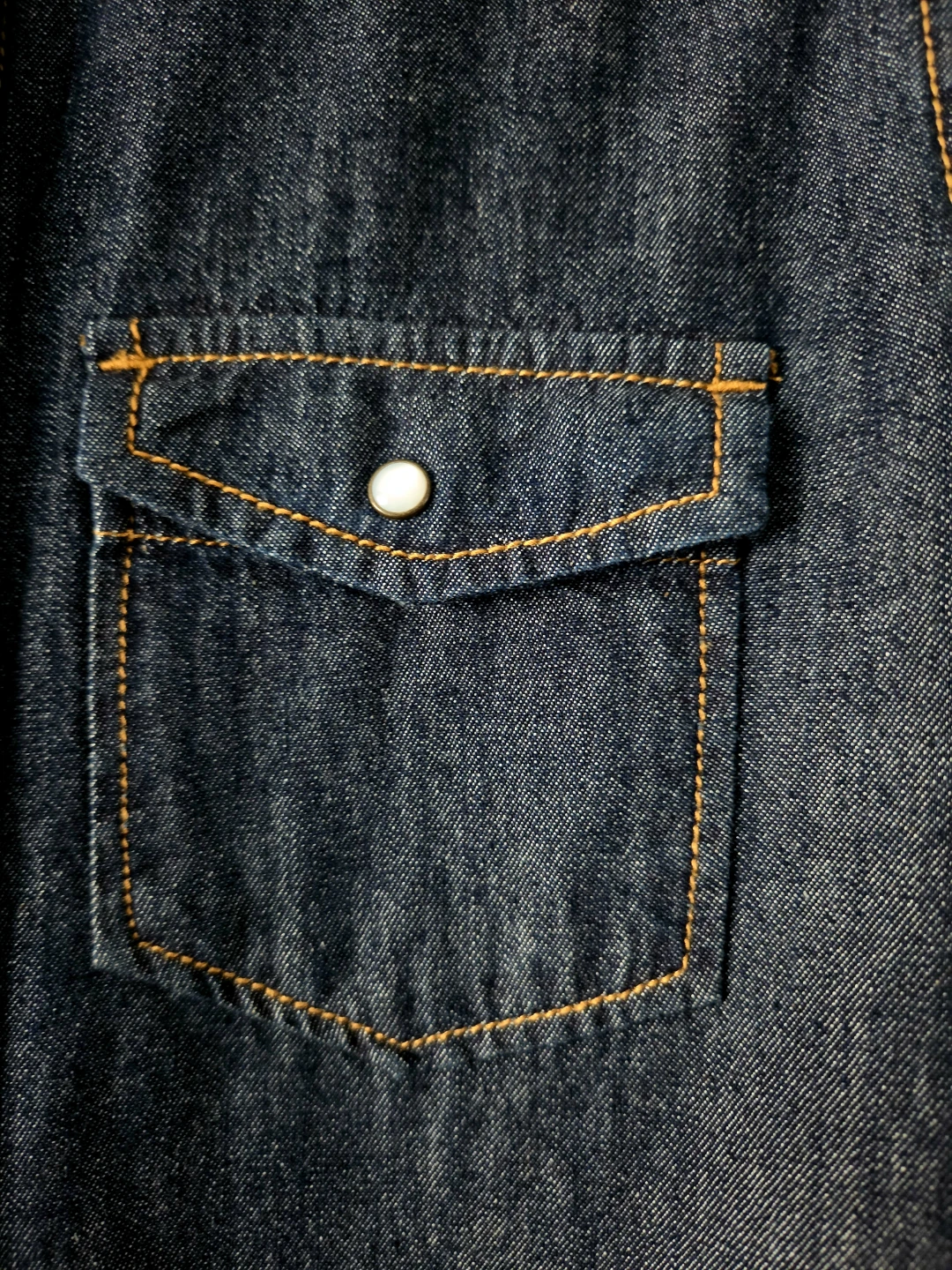 Dark Denim Western Shirt - photo 3