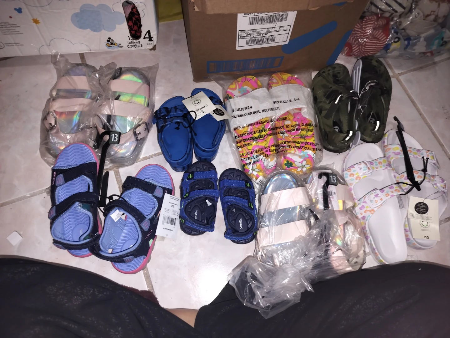 Assorted Kids Sandals brandnew