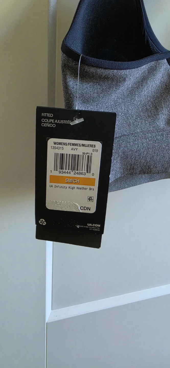 Under Armour Infinity High Heather Bra - Small - photo 3