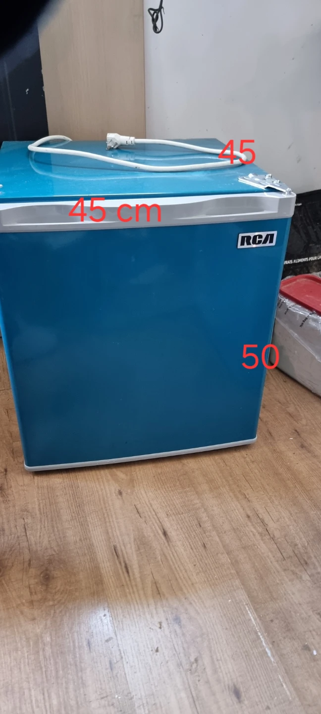 Blue RCA Mini Fridge
