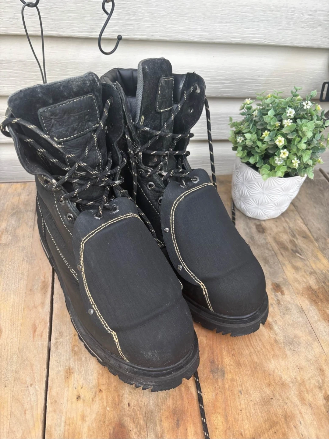 Dakota Black Work Boots