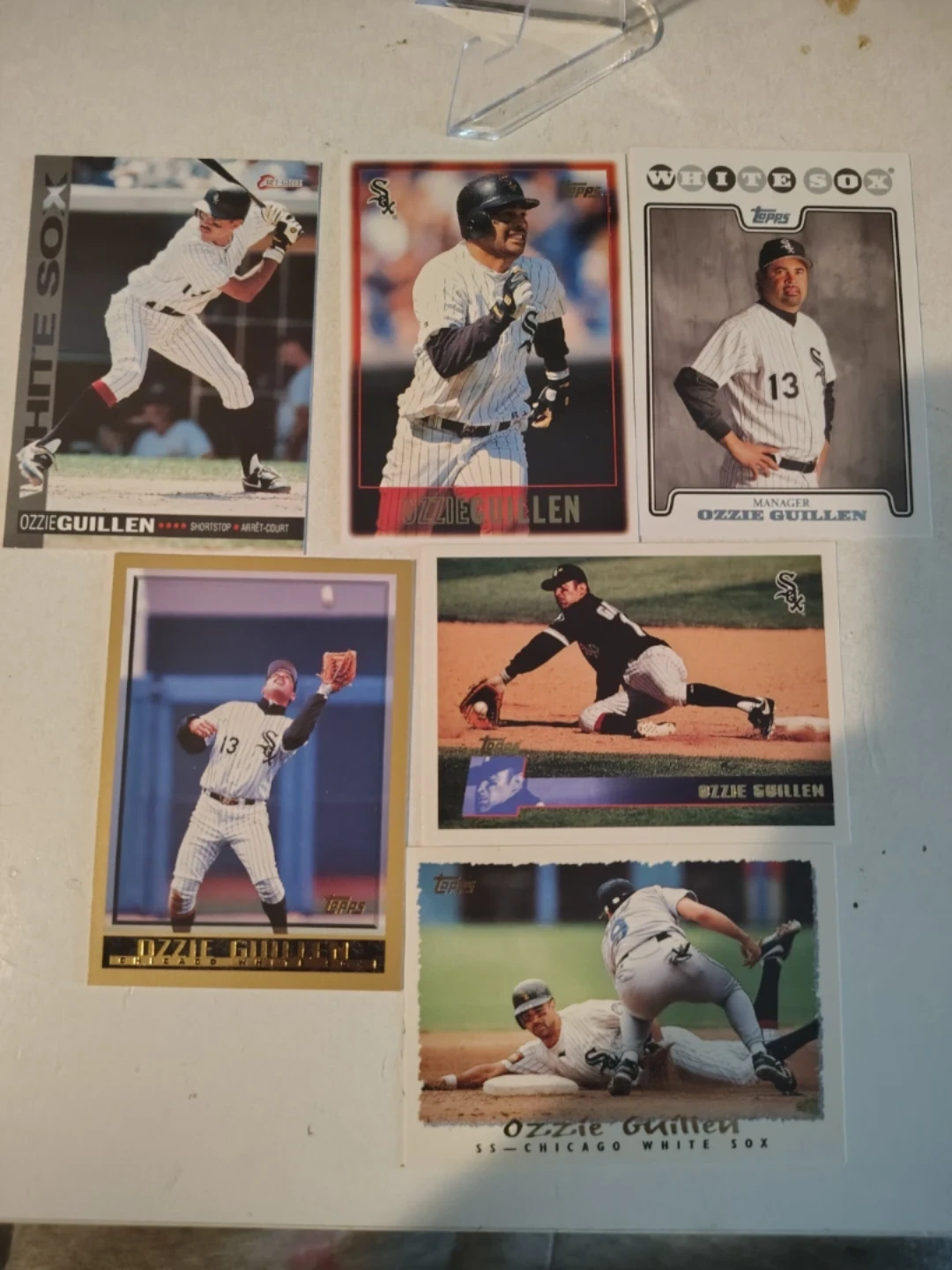 Lot of 6 Ozzie Guillen Baseball Cards