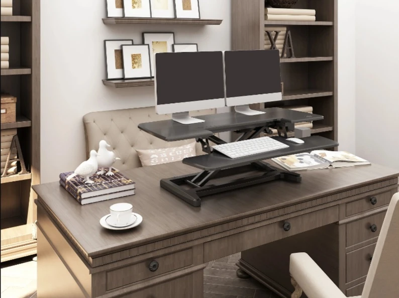 FlexiSpot Motorized Standing Desk - 36" Wide Electric ... - photo 5