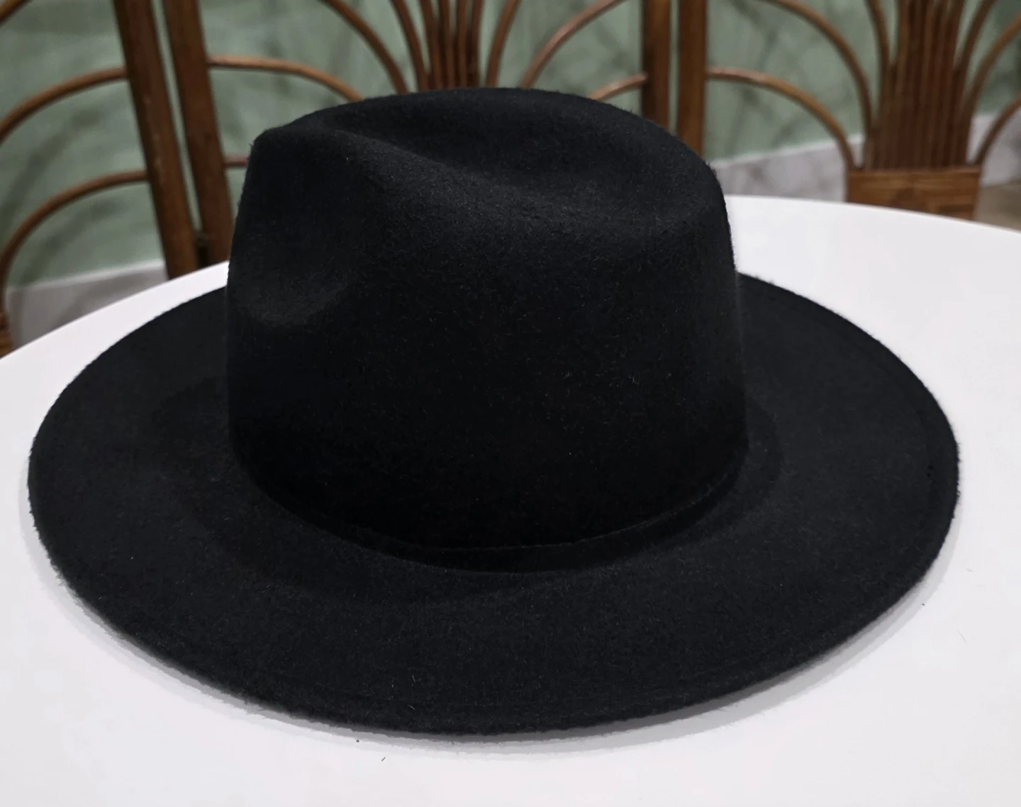 Black wide brim Hat