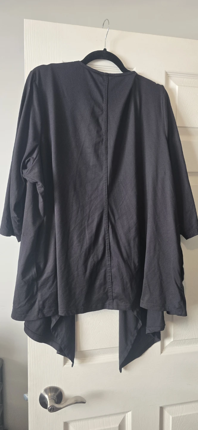 ActiveZone Black Open Cardigan - 2X - photo 2