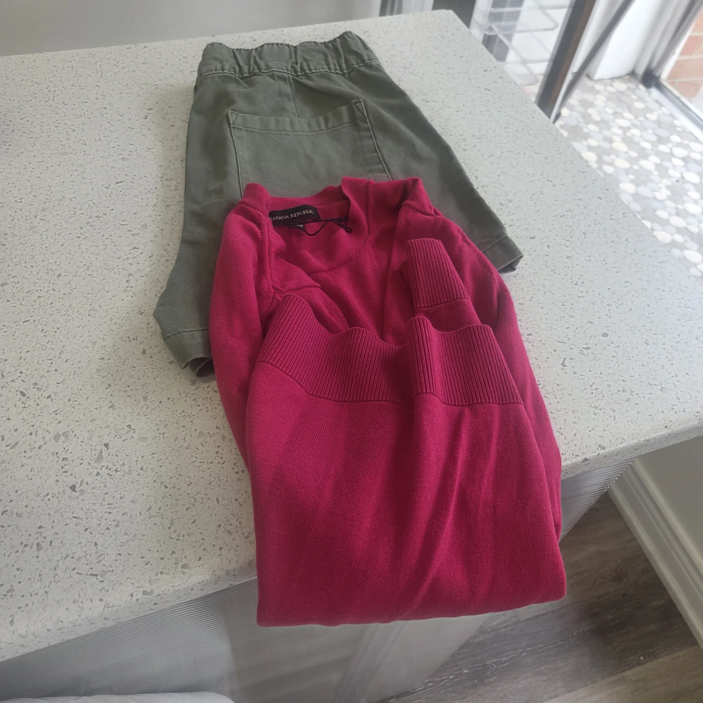 Gap pants and Banana Republic sweater bundle