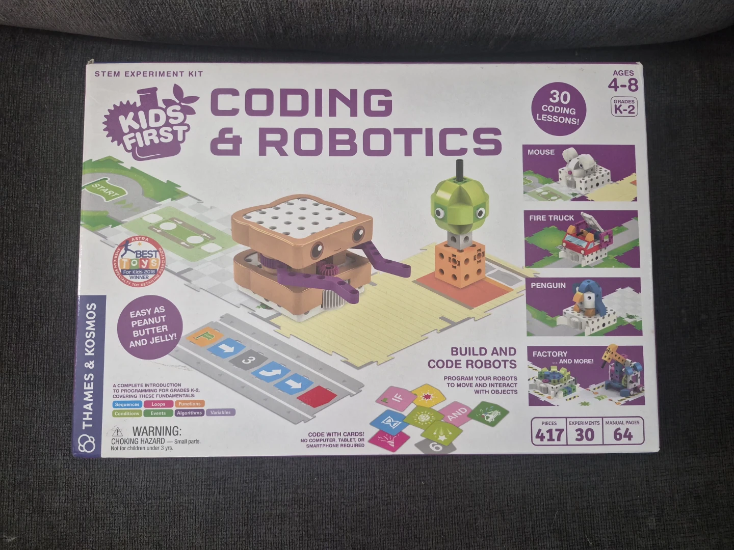 Thames & Kosmos Kids First Coding & Robotics STEM Experiment Kit