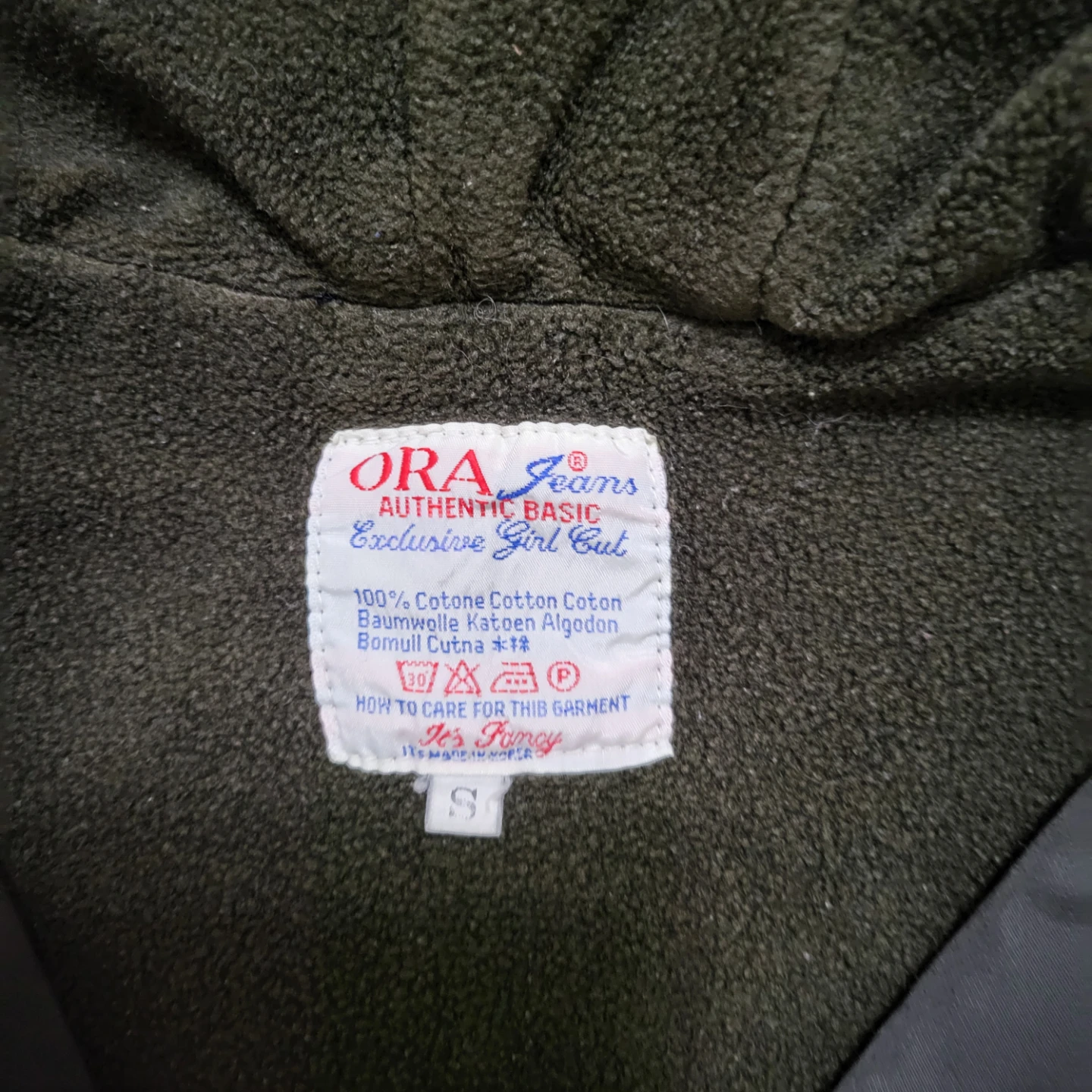 ORA Jeans Hooded Puffer Vest – Dark Grey / Size S - photo 5