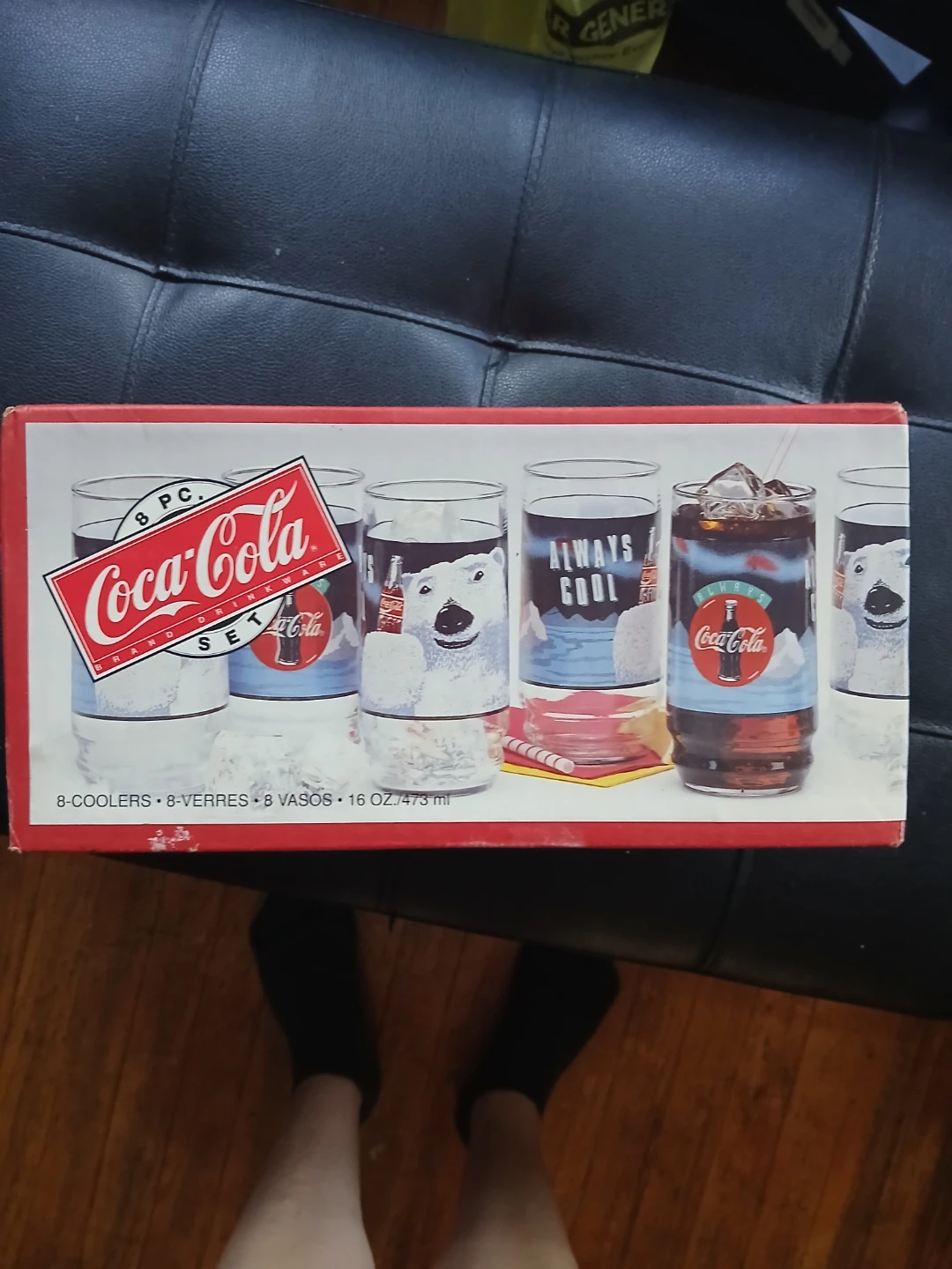 Vintage Coca-Cola 8-Piece Glass Set