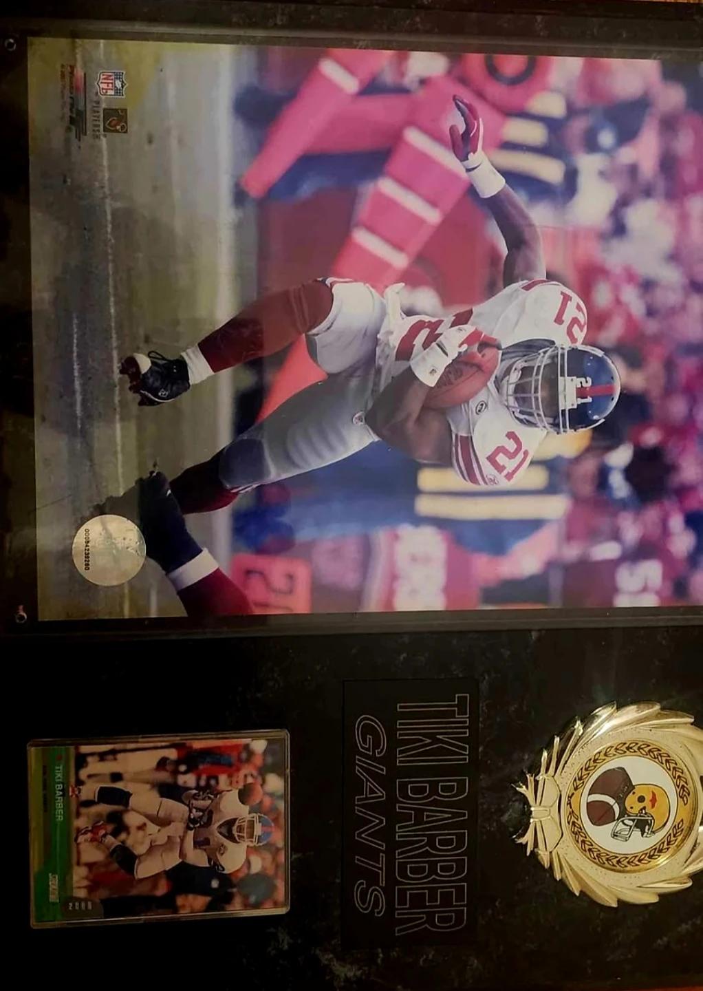 New York Giants Player Plaques Set