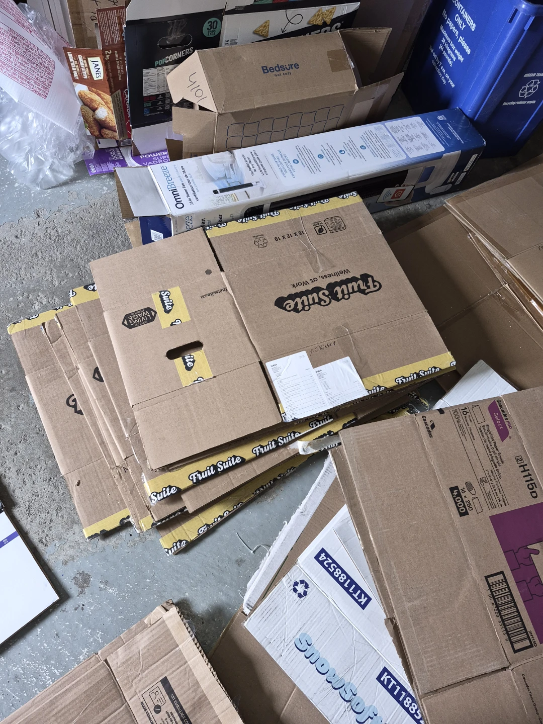 Assorted Clean Flattened Cardboard Boxes - photo 2