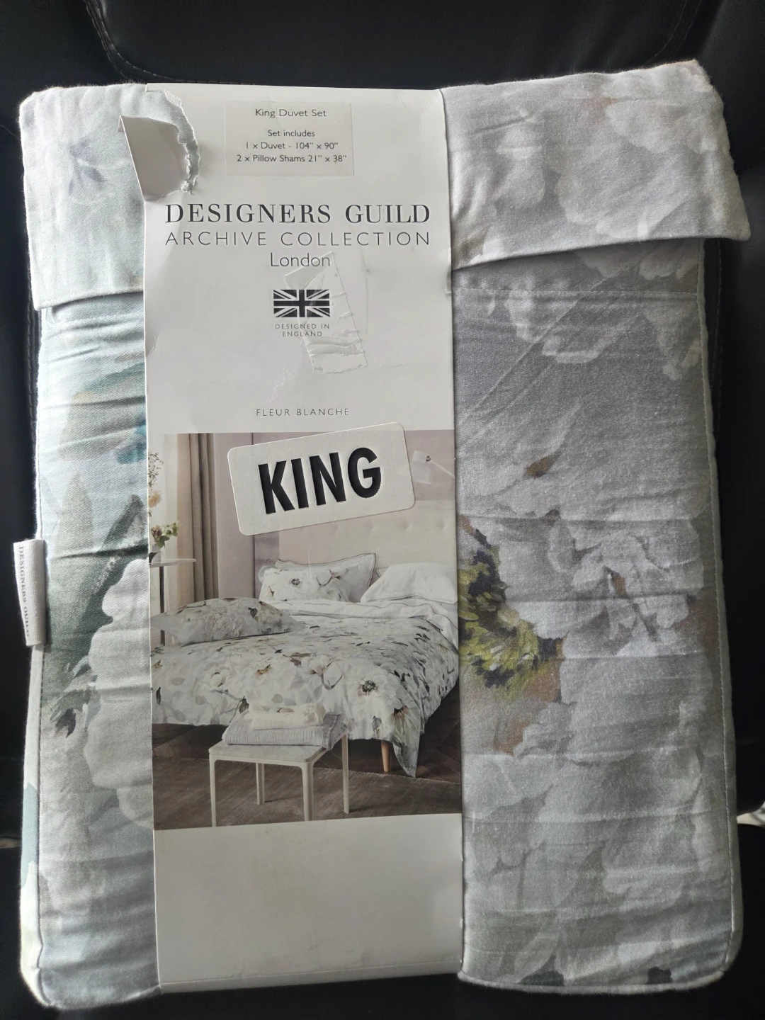 Designers Guild Fleur Blanche King Duvet Set