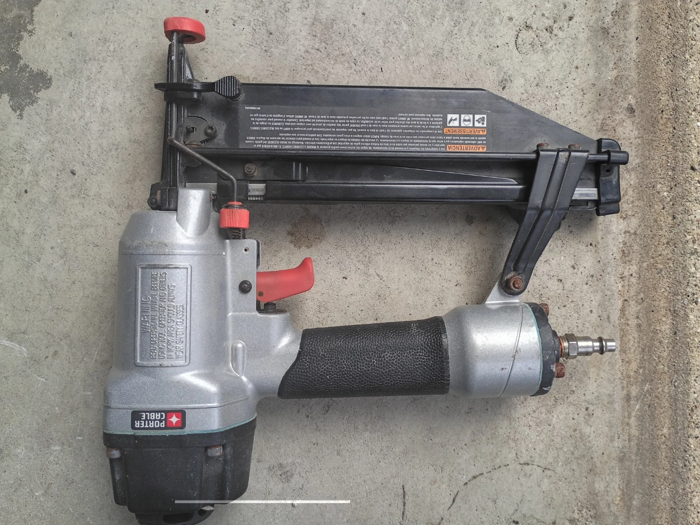 Porter-Cable Air Compressor and Nail Gun Set, - photo 2