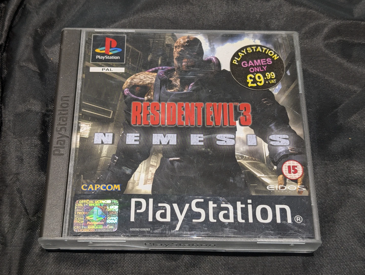 Resident Evil 3: Nemesis PS1 PAL game