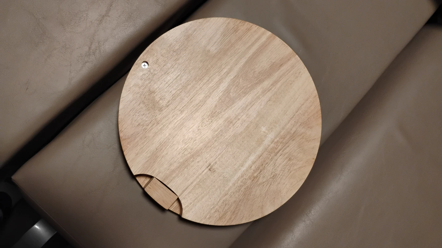Wooden Rotating Cheese Board with 4 Utensils - photo 3