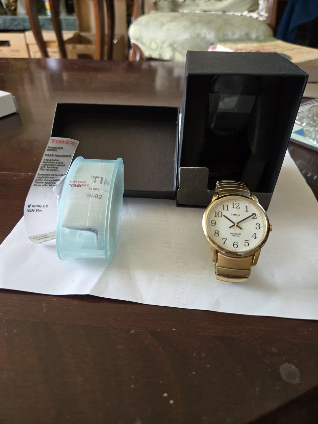 Timex Easy Reader Watch Gold Tone