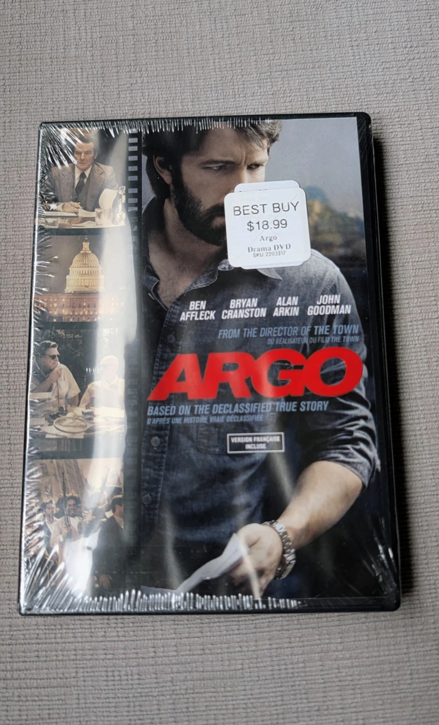 Brand New in Package Argo Drama DVD Movie