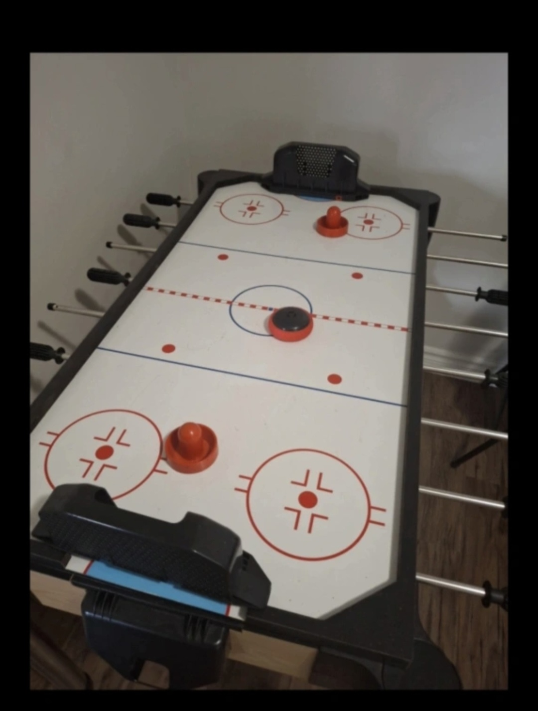 2-in-1 Reversible Foosball and Air Hockey Table - photo 5