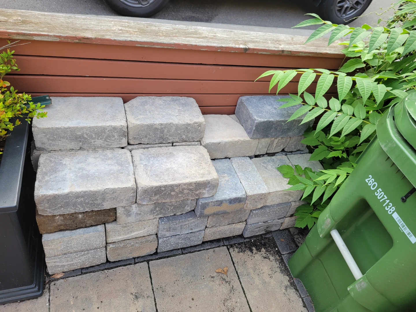 $2 each Stone Retaining Wall Blocks