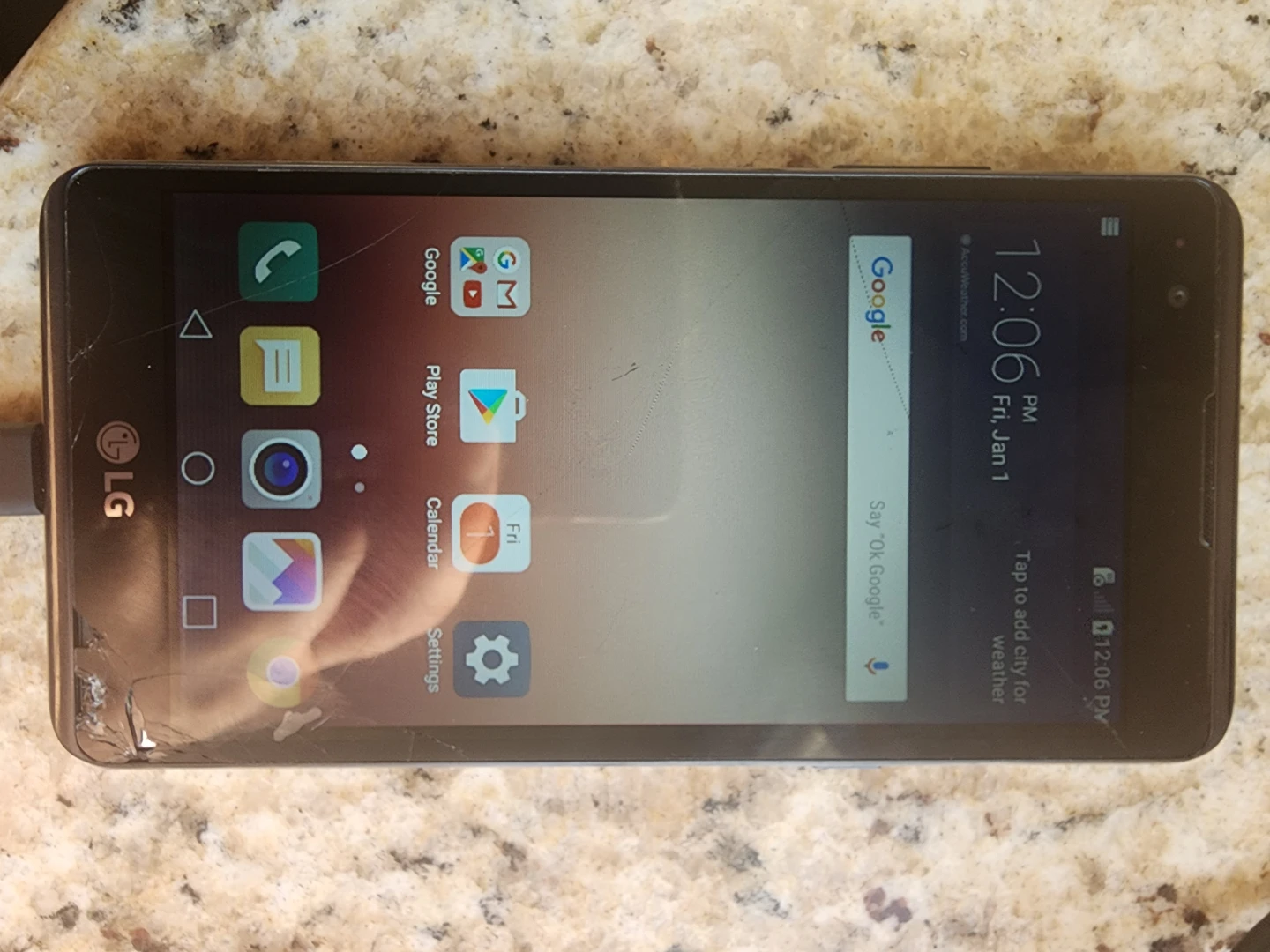 LG Smartphone x power unlocked crack - photo 2
