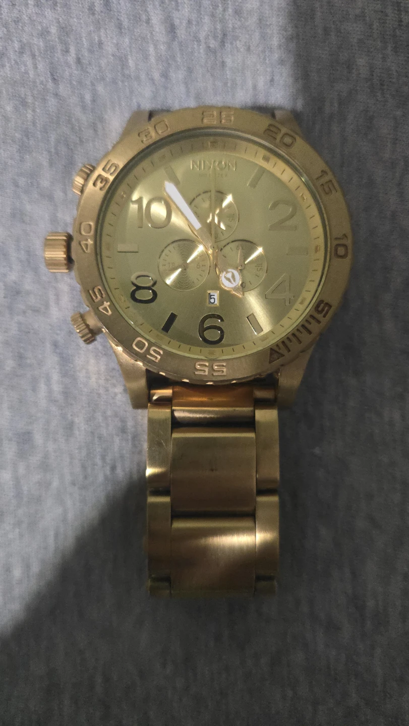 Nixon The 51-30 Chrono Gold Watch