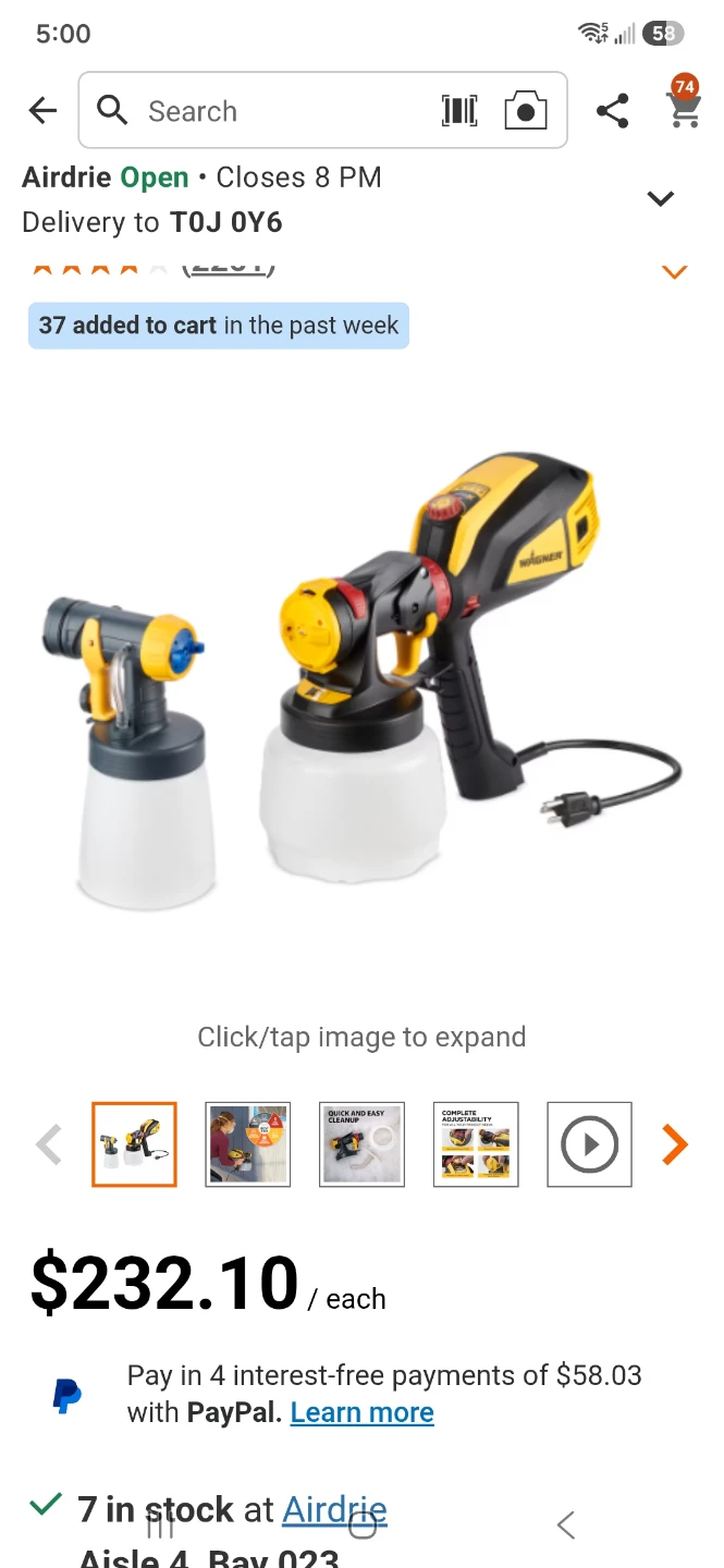 Wagner Paint Sprayer - photo 2