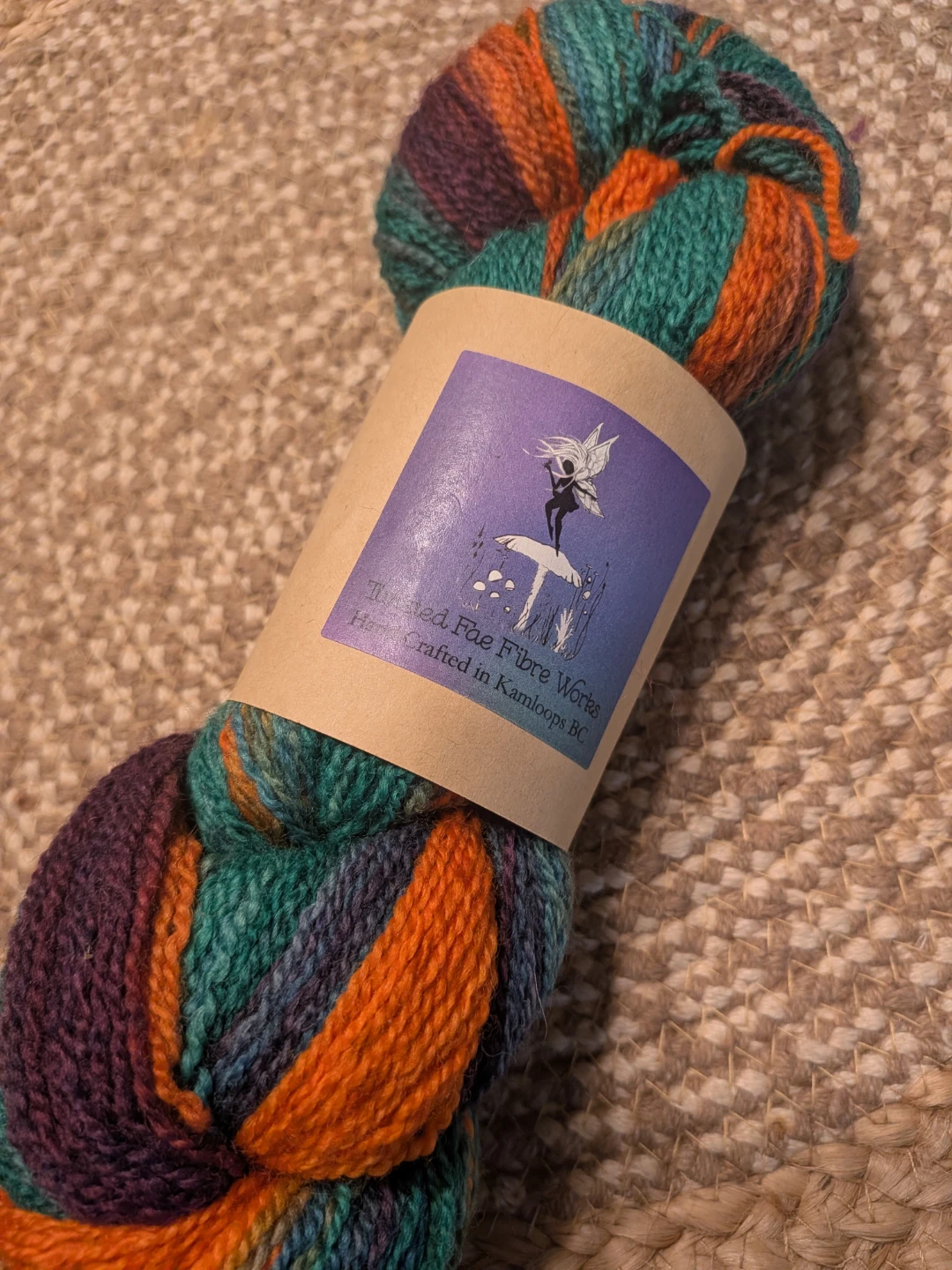 Twisted Fae Fibre Works BFL Wool Yarn