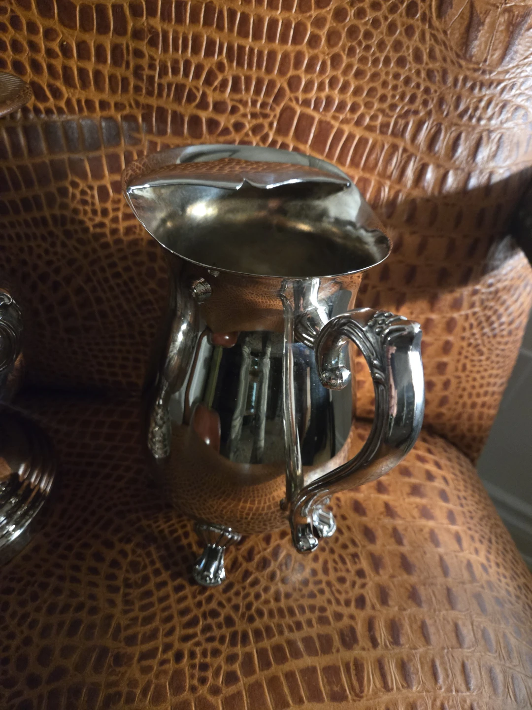 Silver Plated Champagne Bucket and Pitcher - photo 5