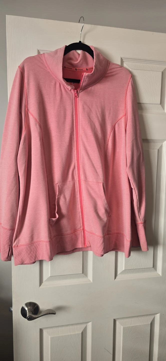 Active Zone Pink Zip-Up Hoodie