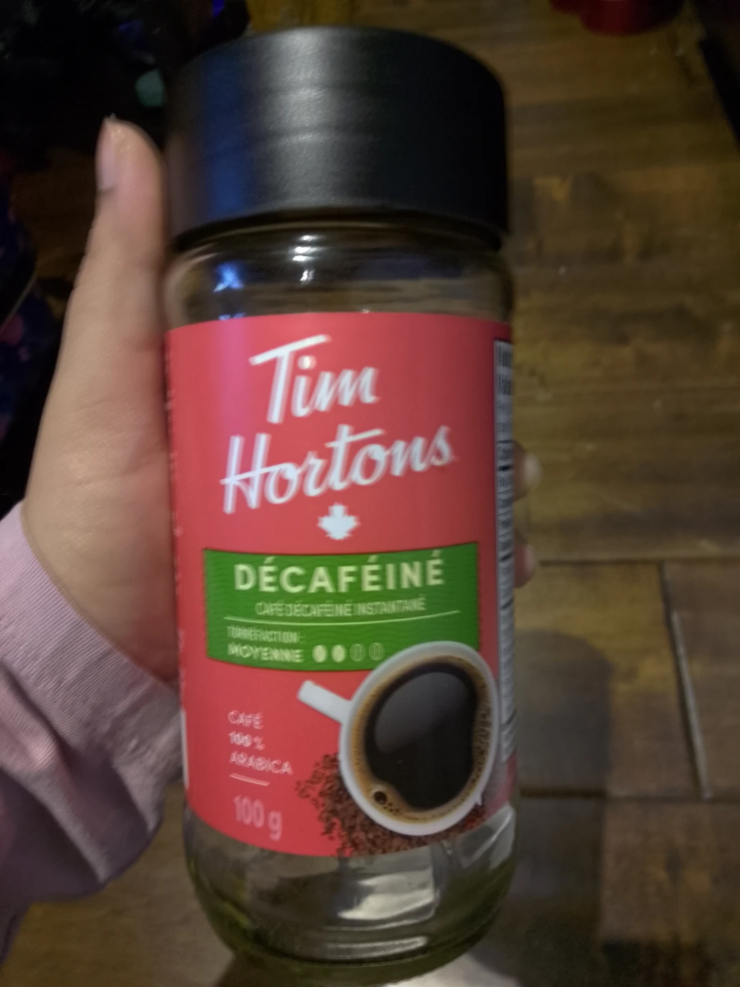 Empty Tim Hortons Coffee Jar 🏈