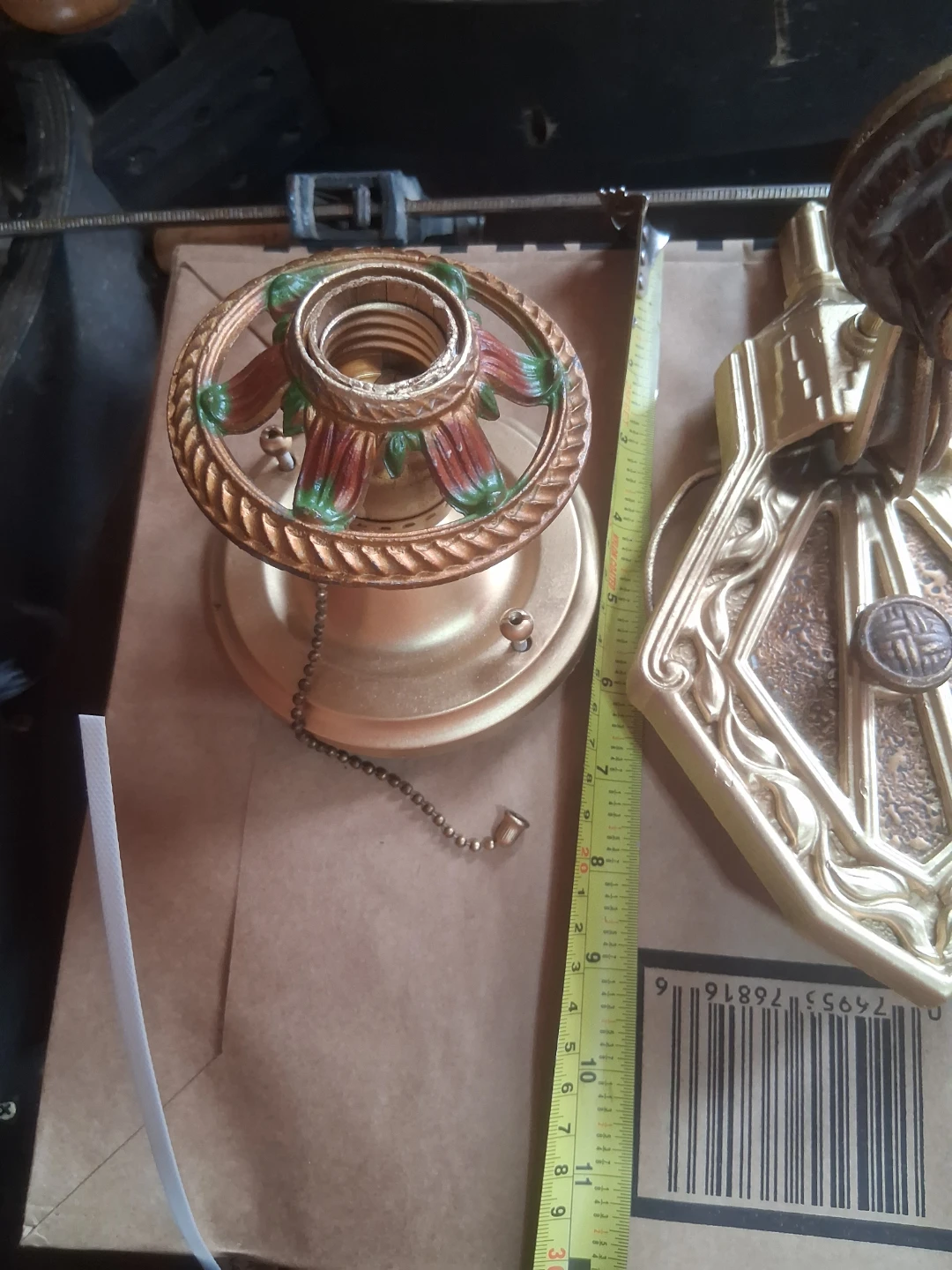 Vintage Gold Wall Sconce Light - photo 5