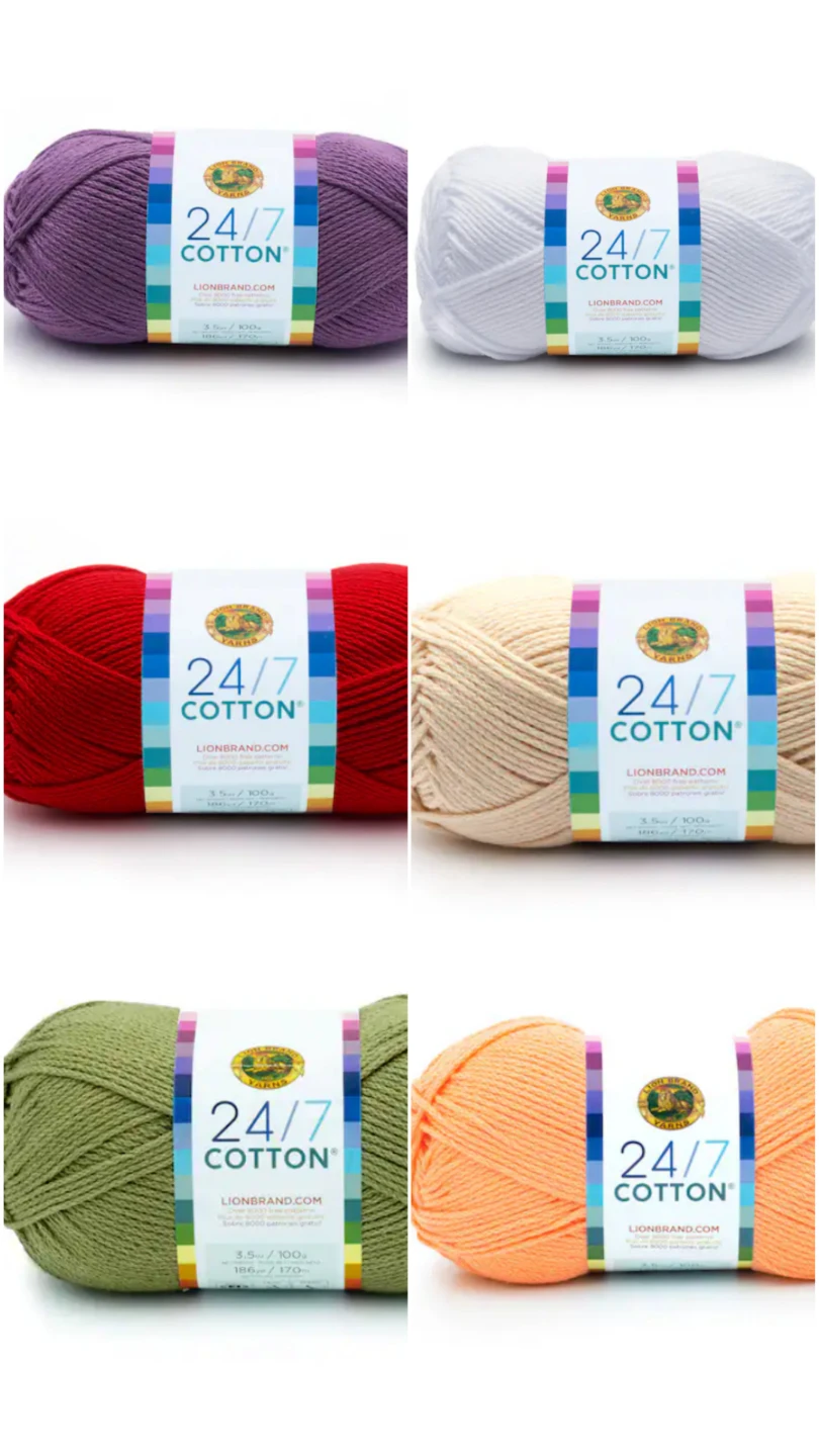 Lion Brand 24/7 Cotton Yarn