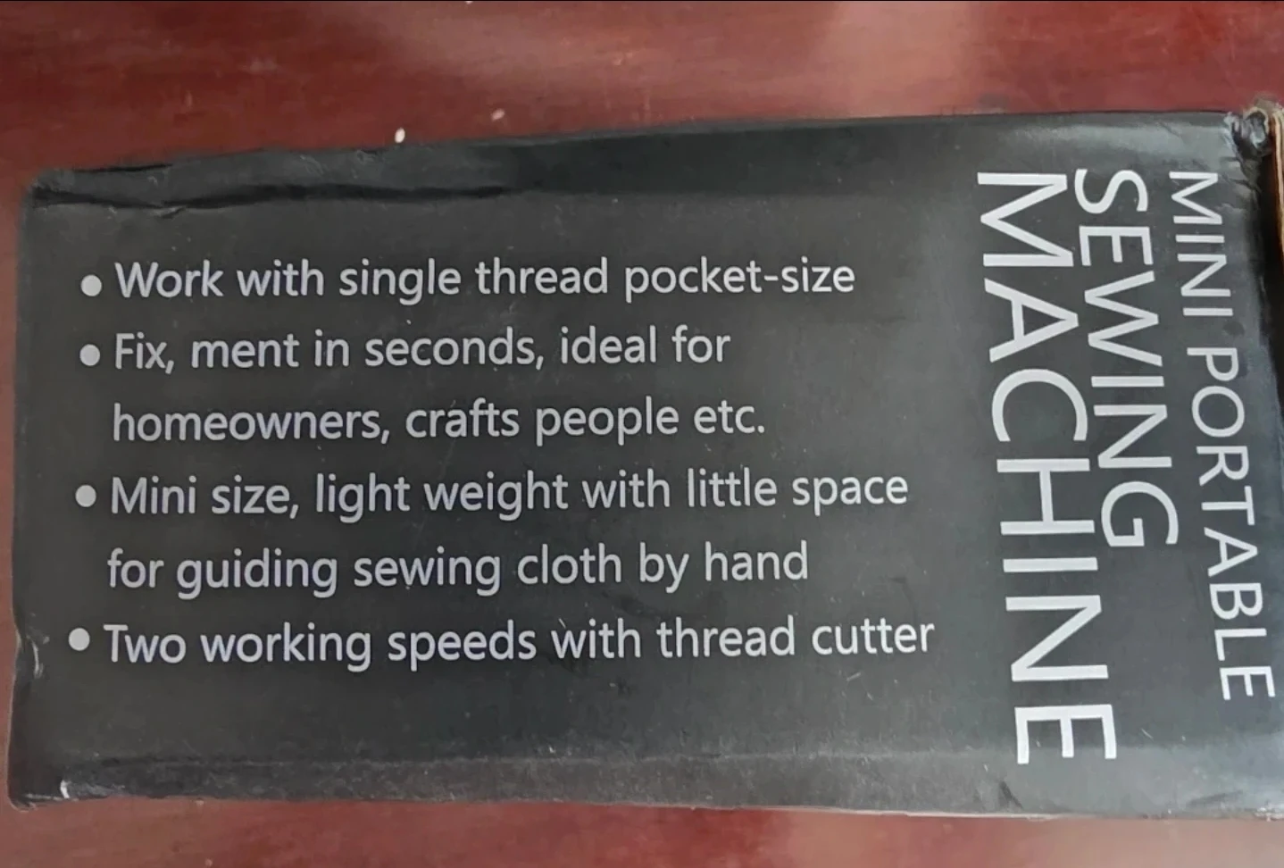 Mini Portable Handheld Sewing Machine 🏈 - photo 2