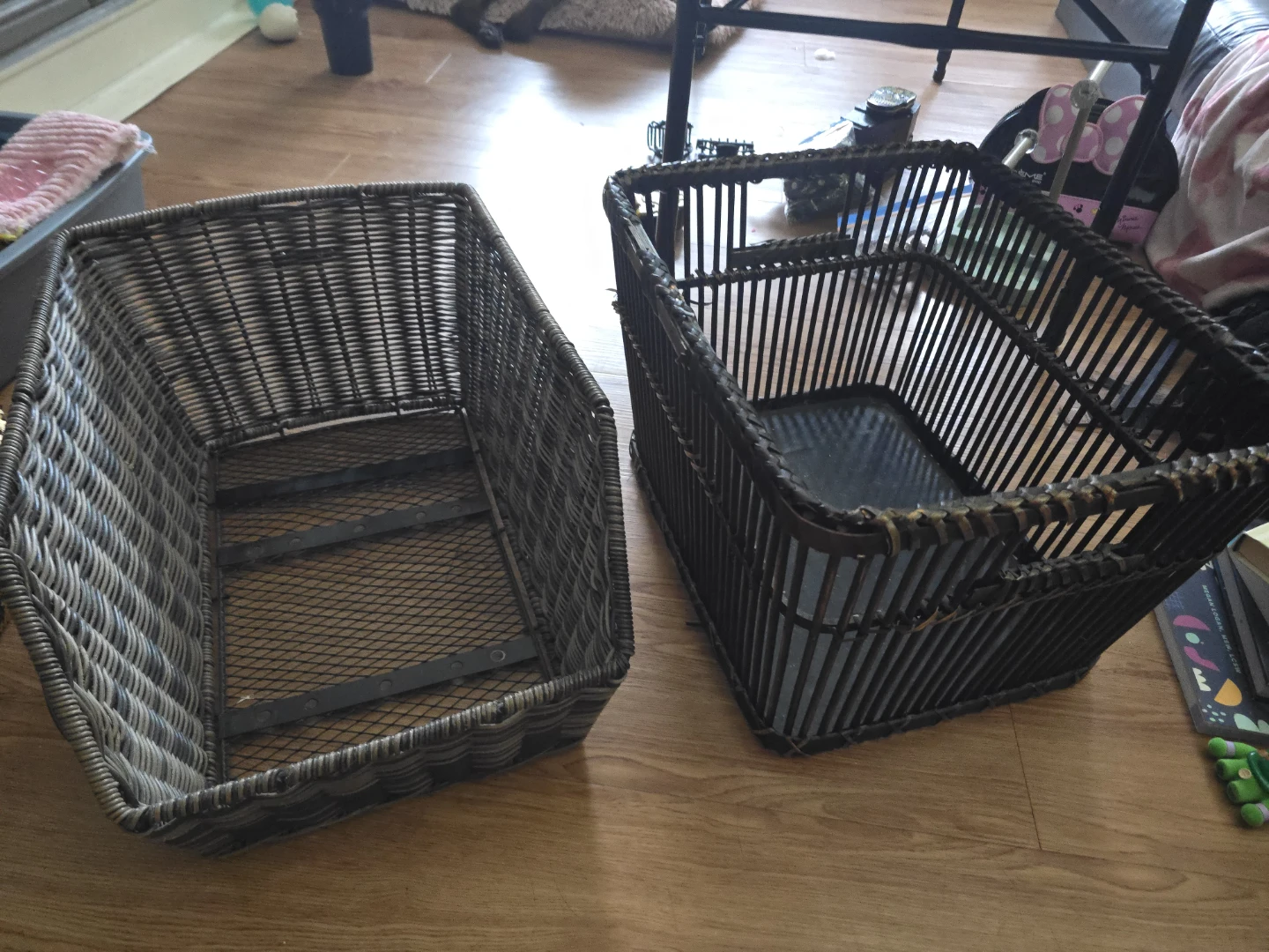 Wicker Storage Baskets (Set of 2)