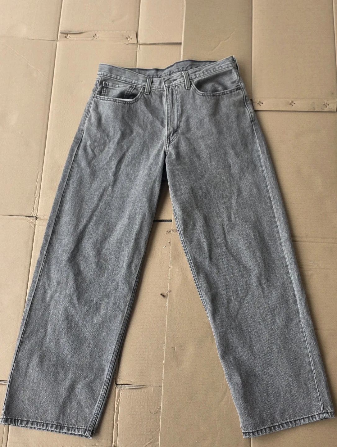 LEVI'S Men's Grey washed 578 baggy jeans(waist 34)