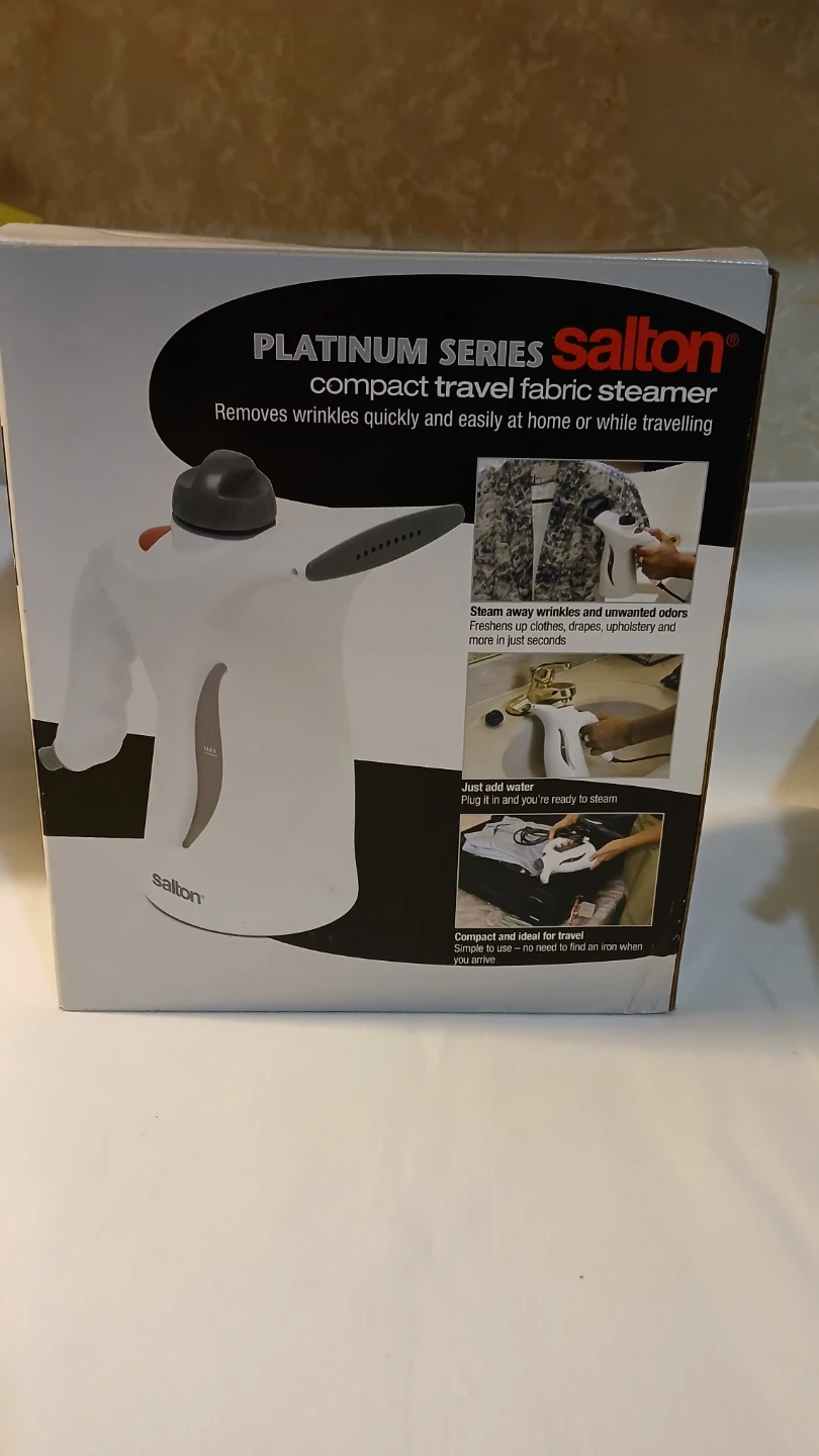 Salton fabric gand steamer for $20.00