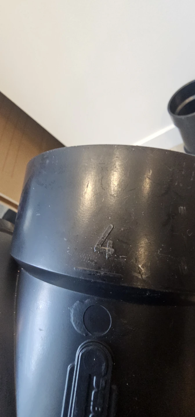 Two 4-inch ABS Tee Pipe Fittings - photo 4